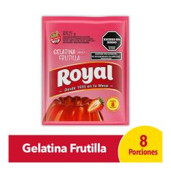 Gelatina frutilla Royal 25 Gr