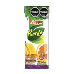 Jugo multifruta - tetra Baggio Pronto 200 Ml