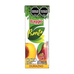 Jugo durazno - tetra Baggio Pronto 200 Ml