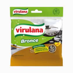 Esponja bronce - blister Virulana 2 U