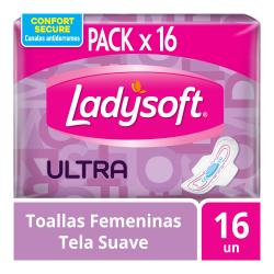 Toallas femeninas con alas ultradelgada suave Ladysoft 16 U