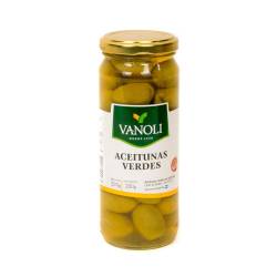 Aceitunas verdes - frasco Vanoli 200 Gr