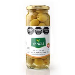 Aceitunas verdes descarozadas - frasco Vanoli 160 Gr
