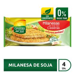 Milanesas de soja caseras Granja Del Sol 330 Gr