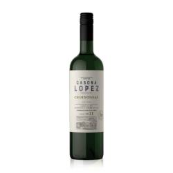 Vino chardonay Casona Lopez 750 Ml