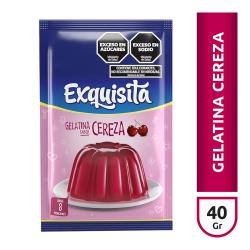 Gelatina cereza Exquisita 40 Gr