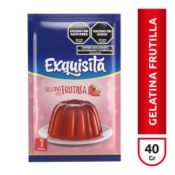 Gelatina frutilla Exquisita 25 Gr