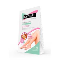 Bandas depilatoria corporal Depimiel 12 U