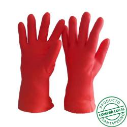 Guantes mediano 8 - 8 1/2 Plastilatex 1 U