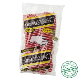 Guantes grandes 9 Plastilatex 1 U