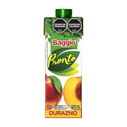 Jugo durazno - tetra Baggio Pronto 1 Lt
