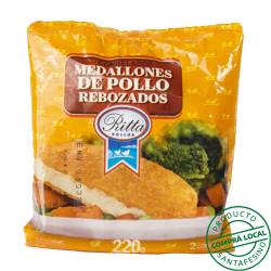 Medallón pollo rebozado x 2u Ritta 220 Gr