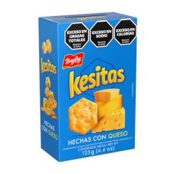 Galletitas sabor queso - estuche Kesitas 125 Gr