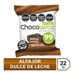 Alfajor arroz dulce de leche Chocoarroz 22 Gr