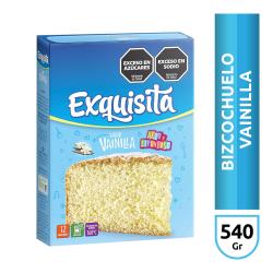 Bizcochuelo vainilla Exquisita 540 Gr