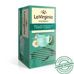 Infusión tilo manzanilla y cedrón - saquitos La Virginia 25 U