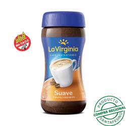Café instantáneo torrado suave - frasco La Virginia 170 Gr