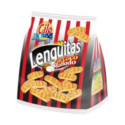 Galletita lengüitas con coco Cilo 340 Gr