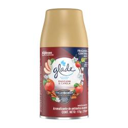 Aromatizante de ambiente automático repuesto manzana y canela Glade 270 Cm3