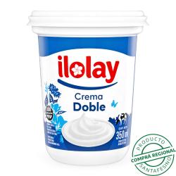 Crema de leche doble - pote Ilolay 350 Cm3