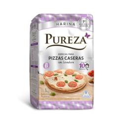 Harina para pizza con levadura Pureza 1 Kg