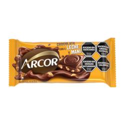 Chocolate leche con maní Arcor 95 Gr