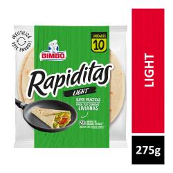 Panqueque rapiditas light Bimbo 275 Gr
