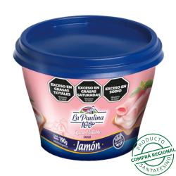Queso untable con jamón La Paulina 190 Gr