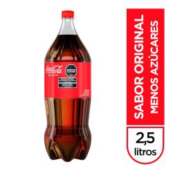 Gaseosa cola descartable - botella Coca Cola 2.5 Lt