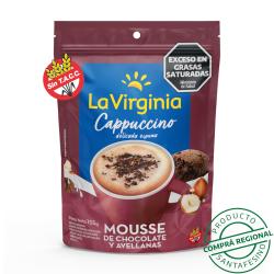 Cappuccino mousse chocolate y avellana - pouch La Virginia 155 Gr