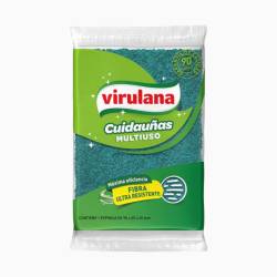 Esponja fibra cuidauñas multiuso Virulana 1 U