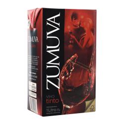 Vino tinto - tetra Zumuva 1 Lt