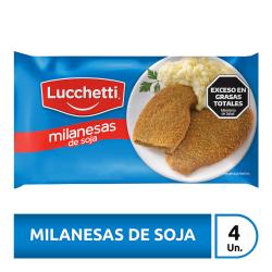 Milanesas de  soja x 4 u Lucchetti 290 Gr