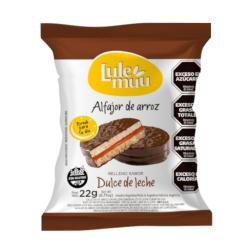 Alfajor arroz chocolate con dulce de leche Lulemuu 30 Gr