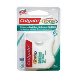 Cinta dental total fluor y menta Colgate 25 M