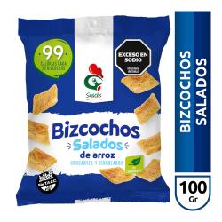 Bizcochos arroz salados Gallo 100 Gr