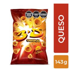 Snack sabor queso 3ds 143 Gr