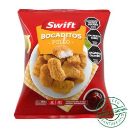 Bocaditos de pollo - bolsa Swift 380 Gr