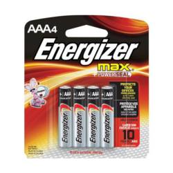 Pilas chicas triple a Energizer 4 U