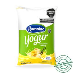 Yogur bebible descremado vainilla - sachet Ramolac 1 Kg