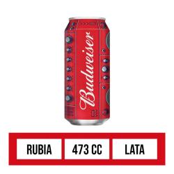 Cerveza rubia - lata Budweiser 473 Cm3
