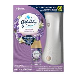 Aromatizante de ambiente automático repuesto lavanda y vainilla Glade 270 Cm3