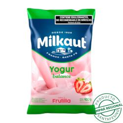 Yogur bebible balance frutilla - sachet Milkaut 900 Gr