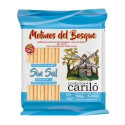 Galletita arroz sin sal Molinos Del Bosque 150 Gr