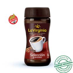 Cafe instantáneo tostado granulado seleccion La Virginia 100 Gr