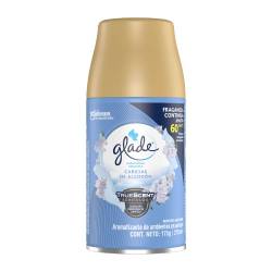 Aromatizante de ambiente automático repuesto caricias de algodón Glade 270 Cm3