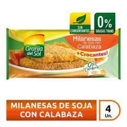 Milanesas de soja con calabaza Granja Del Sol 330 Gr