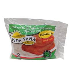 Milanesas de soja rellenas espinaca x 2u Vida Sana 175 Gr