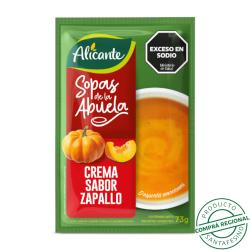 Sopa crema zapallo Alicante 73 Gr