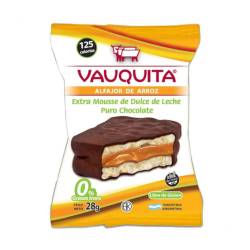 Alfajor arroz mousse de dulce de leche Vauquita 28 Gr